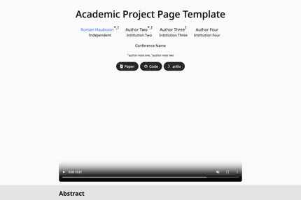 astro-academic-project-page