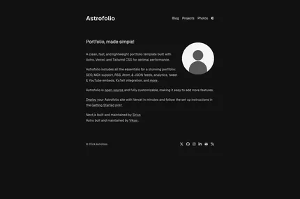 astro-astrofolio